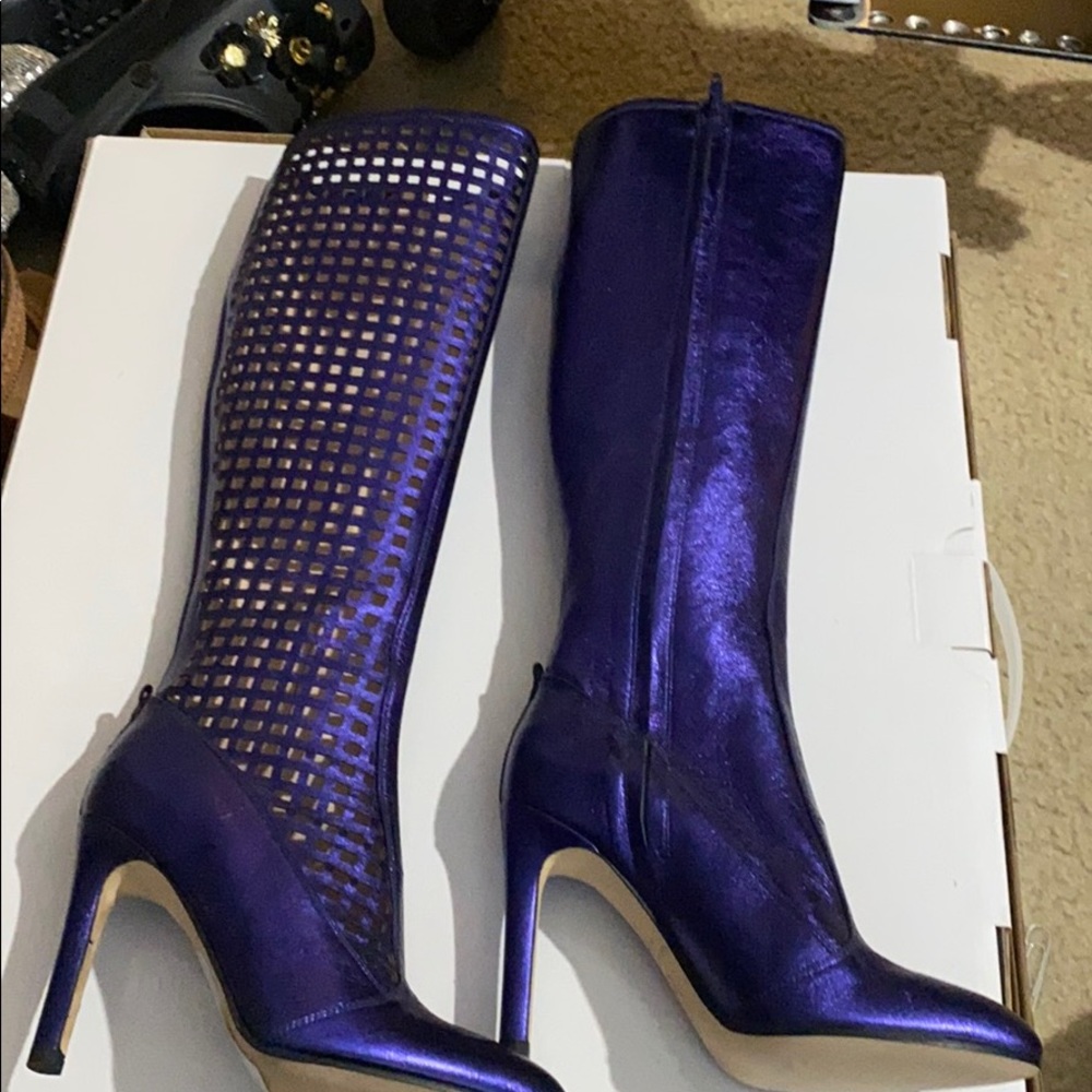 Fabulous Purple To the knee boot